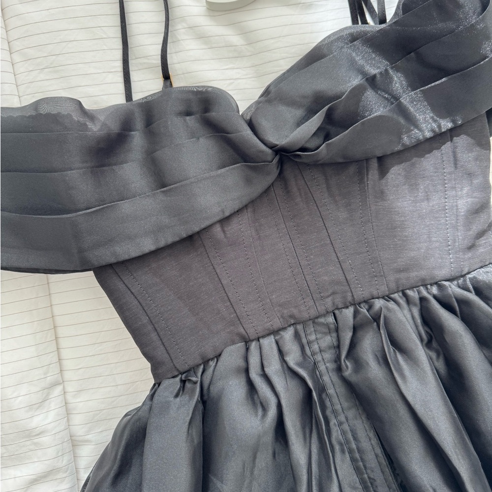 AJE Off-Shoulder Black Dress - Picture 9 of 12